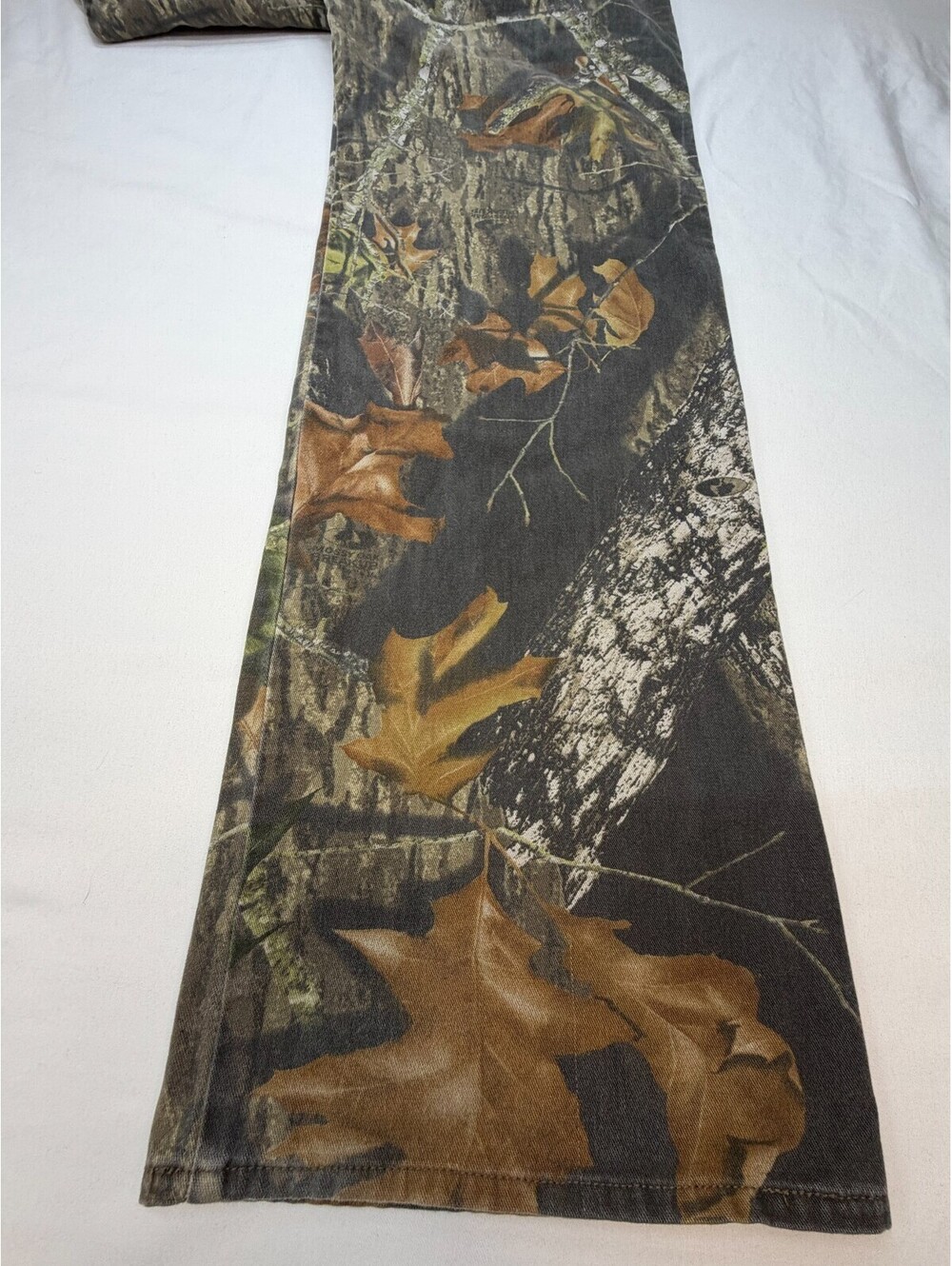 Mossy Oak Women's Cargo Pants Straight Flat Front Camouflage Size 8 Green - Picture 9 of 14
